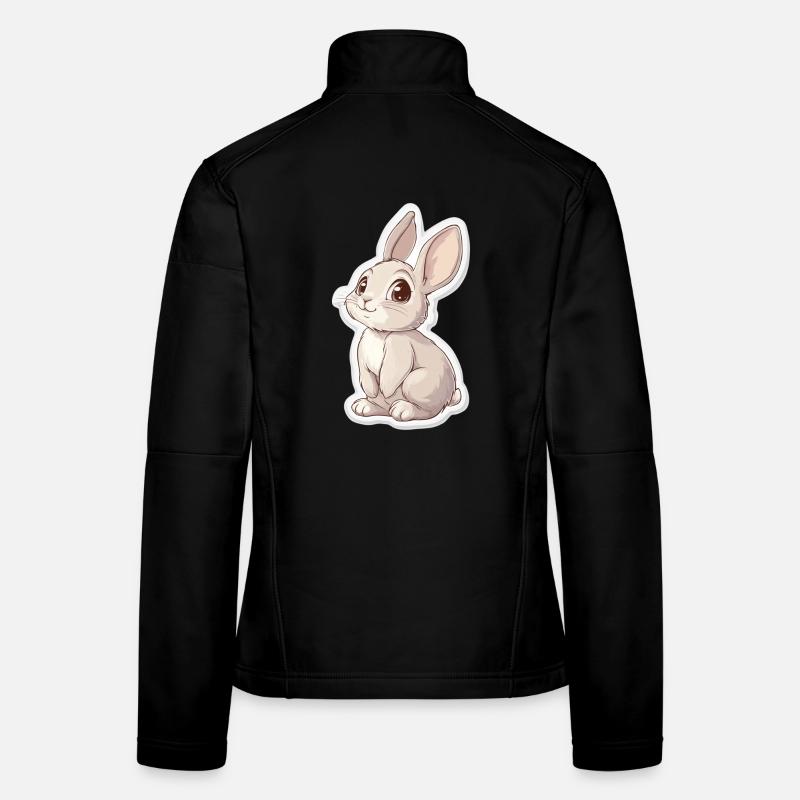 Lièvre Veste en tissu softshell Femme