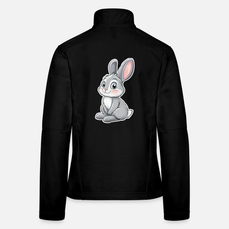 Lièvre Veste en tissu softshell Femme