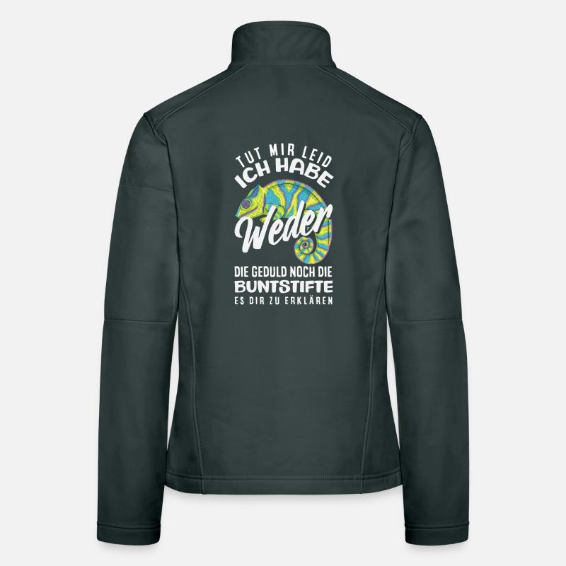 Neither patience nor crayons – sarcasm Women's Softshell Jacket