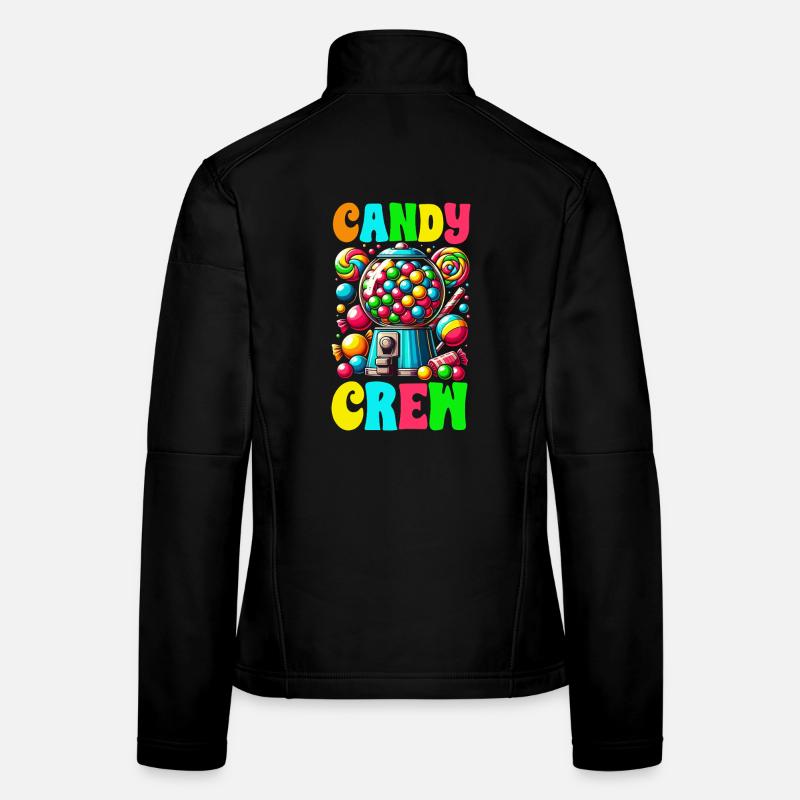 Candy Crew Decoration Candy Lover Sweet Tooth Women's Softshell Jacket