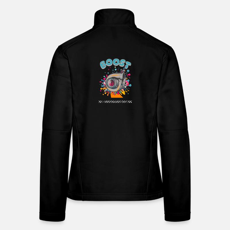 Boost  - Frauen Softshelljacke - Schwarz