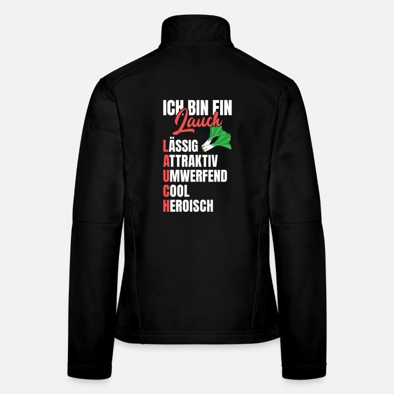 Gym BIN EIN LAUCH LÄSSIG ATTRAKTIV UMWERFEND Frauen Softshelljacke
