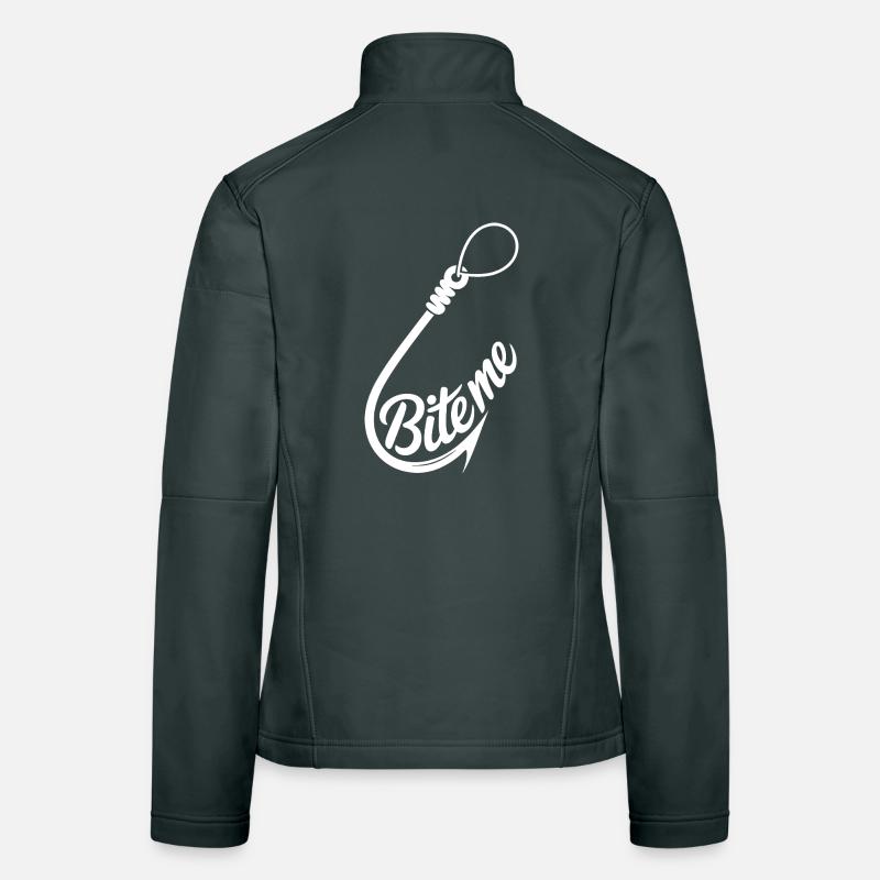 Bite Me Hook Grafik-Tee Frauen Softshelljacke