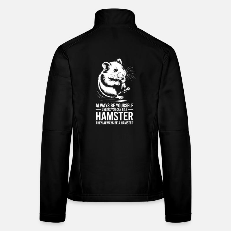 Hamster Sprüche Hamster Lustiges Hamster Geschenk  Frauen Softshelljacke