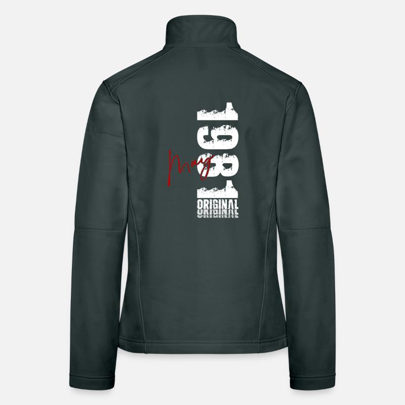 45th Birthday Gift Original May 1981 Women's Softshell Jacket