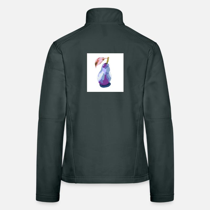 Birne in Pastellfarben Zusammenfassung Frauen Softshelljacke