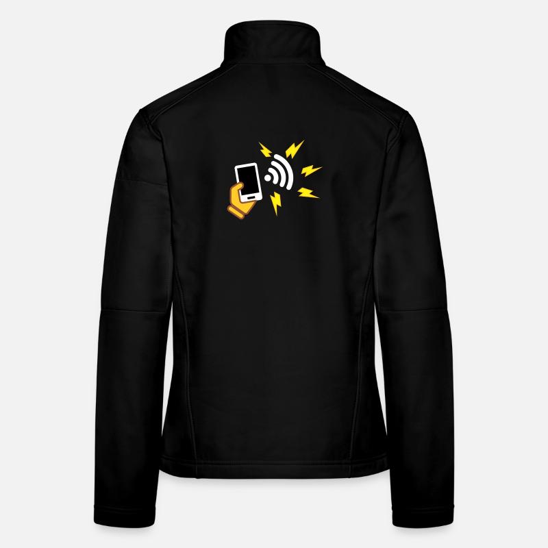 phone with aggressive appearance Women's Softshell Jacket