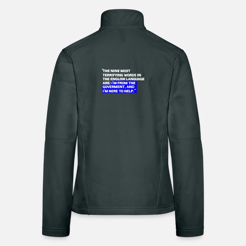 Paradoxical State Aid Quotes Women's Softshell Jacket