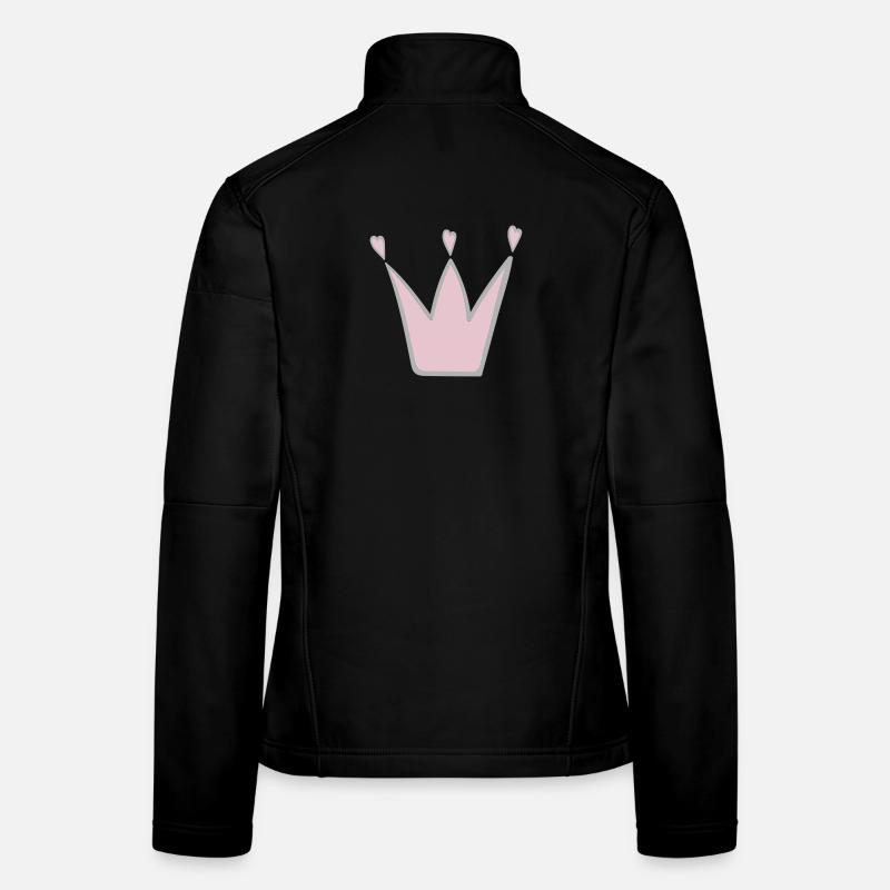 couronne Veste en tissu softshell Femme