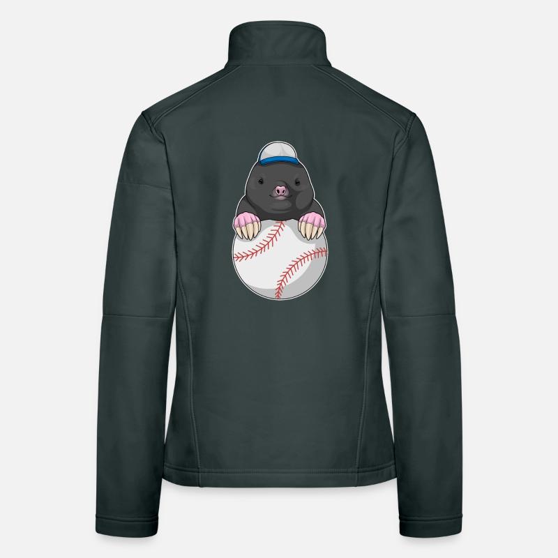 Mole Baseball Veste en tissu softshell Femme