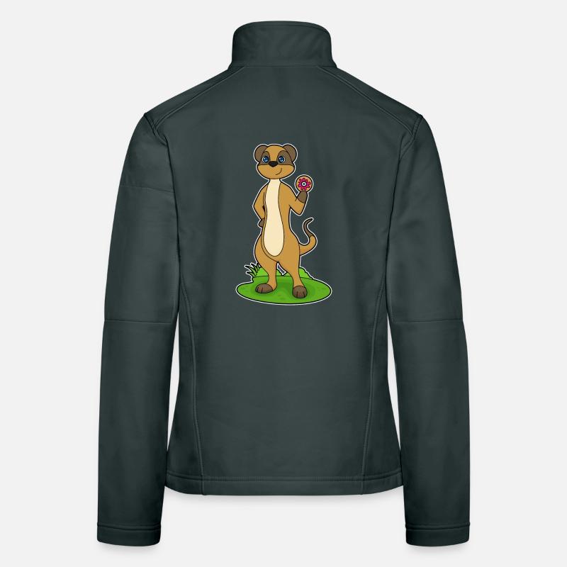 Suricate Donut Veste en tissu softshell Femme