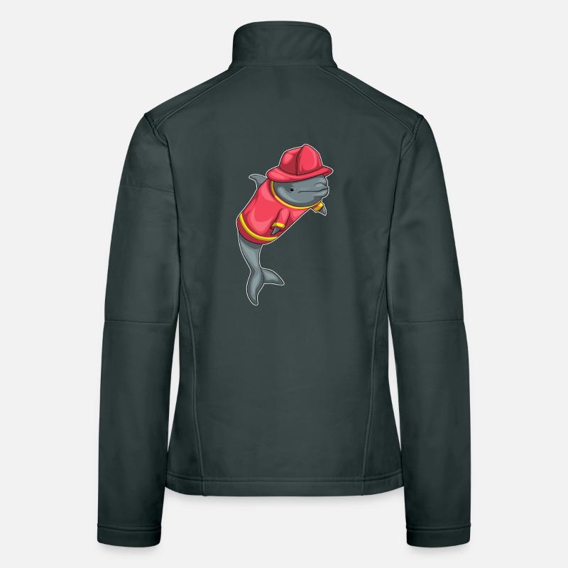 Pompiers de Delfin Veste en tissu softshell Femme