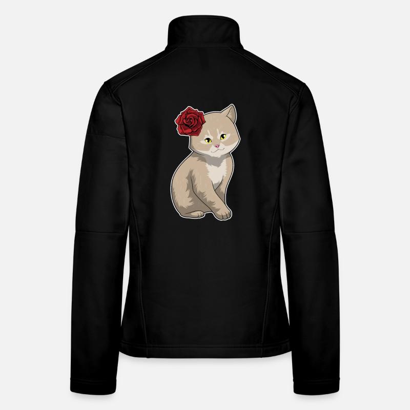 Cat Rose Veste en tissu softshell Femme