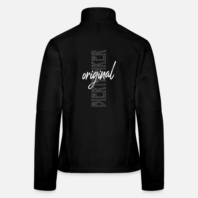 original Biertrinker Volksfest München Bierspruch Frauen Softshelljacke