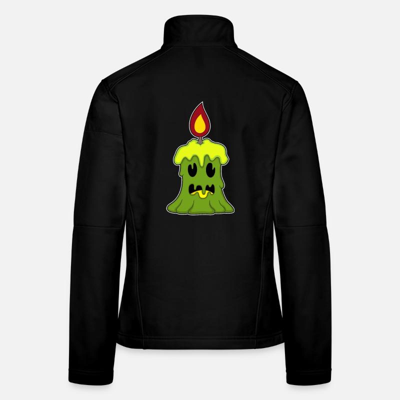 Kerze Halloween Frauen Softshelljacke