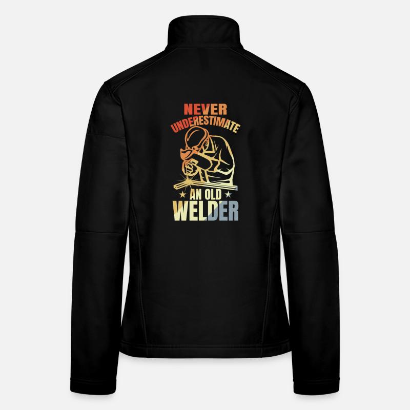 Schweißer Großvater Frauen Softshelljacke
