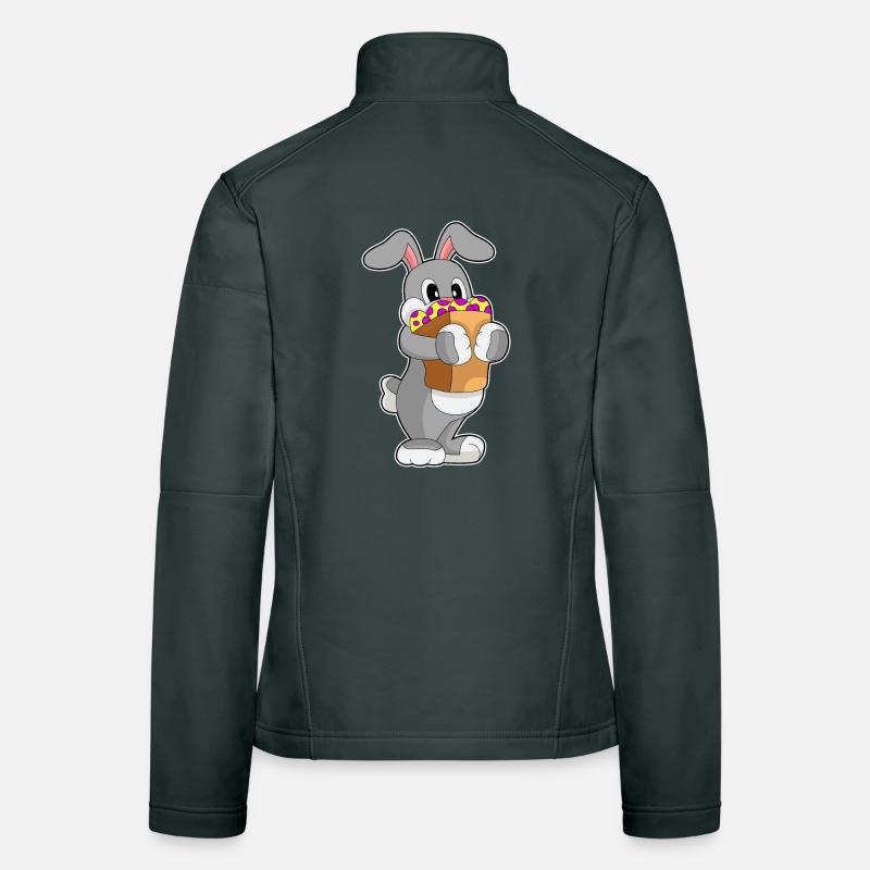 Bunny Easter Shopping Women's Softshell Jacket
