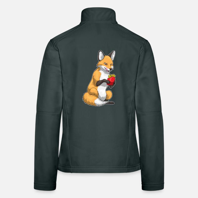 Frites Fuchs Veste en tissu softshell Femme