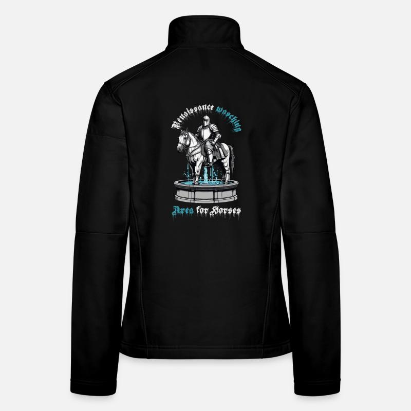 Lavage des chevaux Veste en tissu softshell Femme