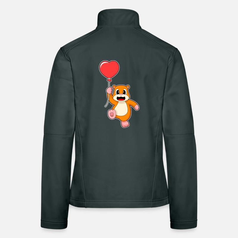 Hamster Balloon Women's Softshell Jacket