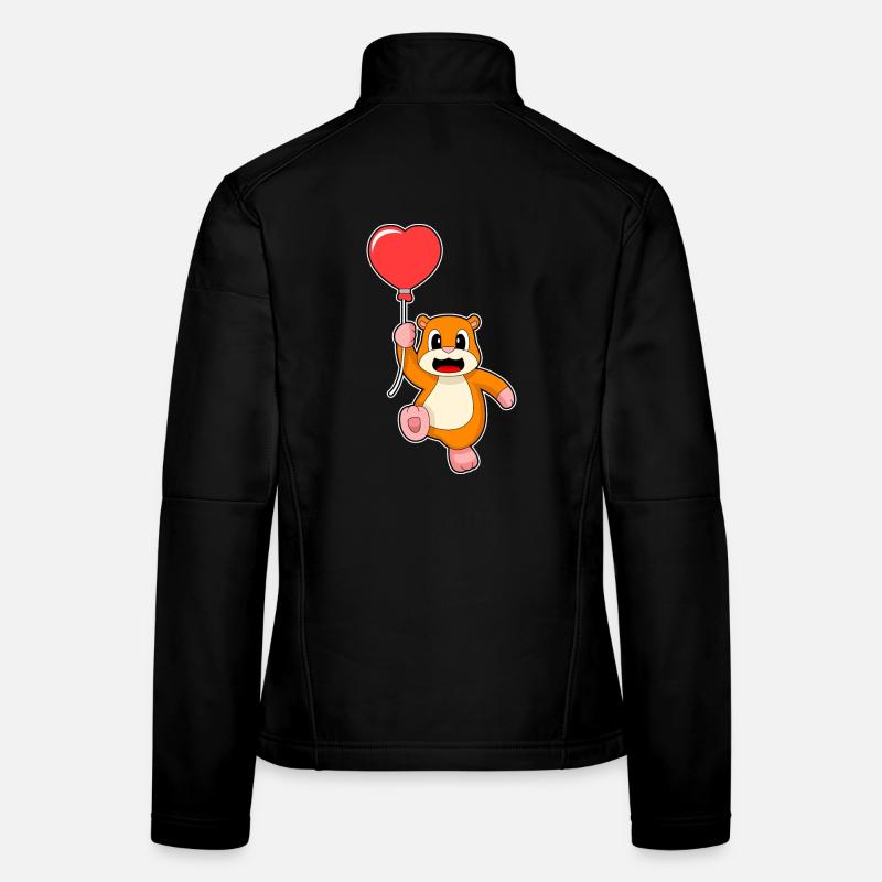 Hamster Balloon Women's Softshell Jacket