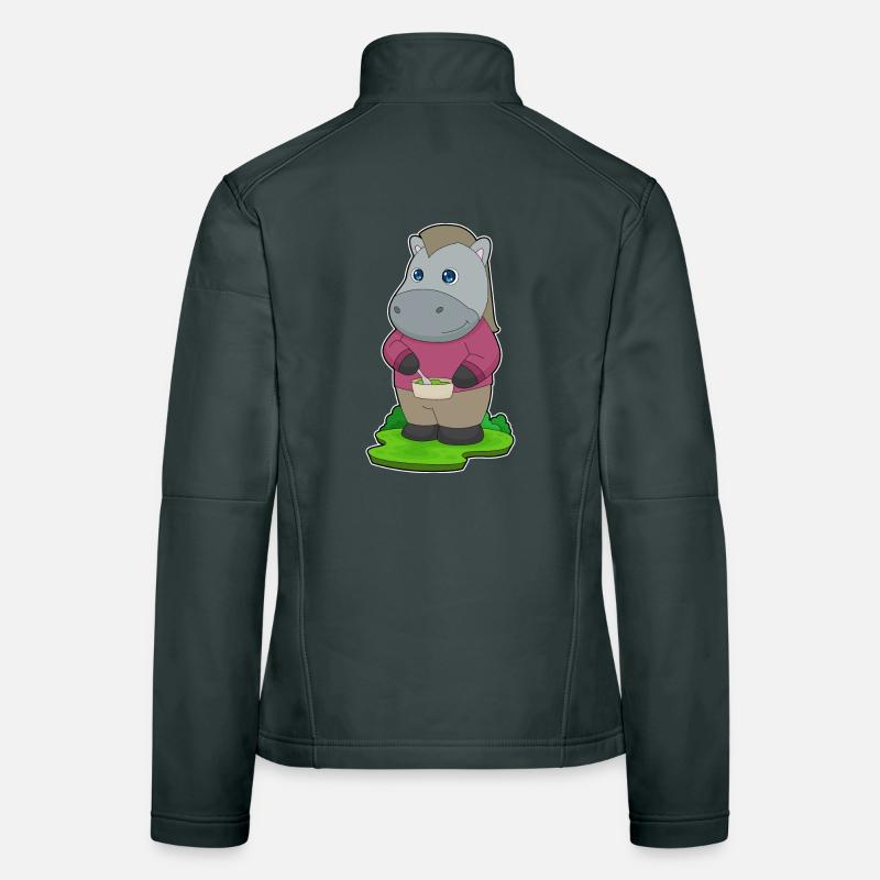 Pferd Koch Schüssel Kochen Frauen Softshelljacke