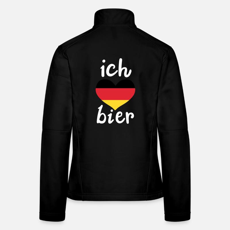 Deutschland Bierliebhaber Frauen Softshelljacke