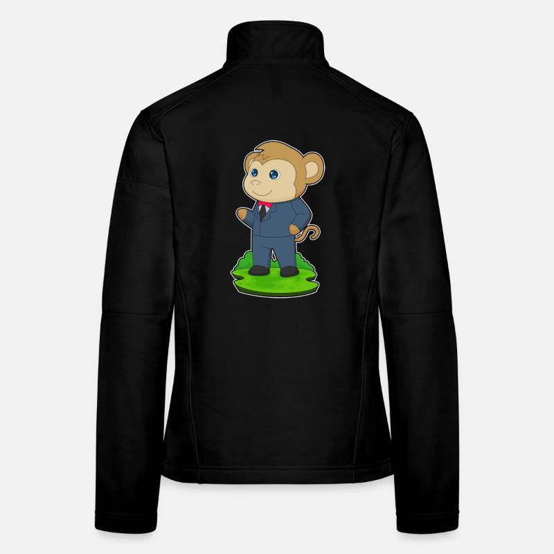 Costume de mariage Monkey Groom Veste en tissu softshell Femme