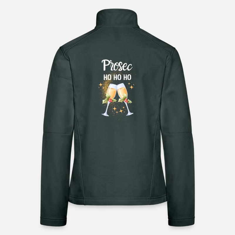 Prosecco Weihnachten Frauen Softshelljacke