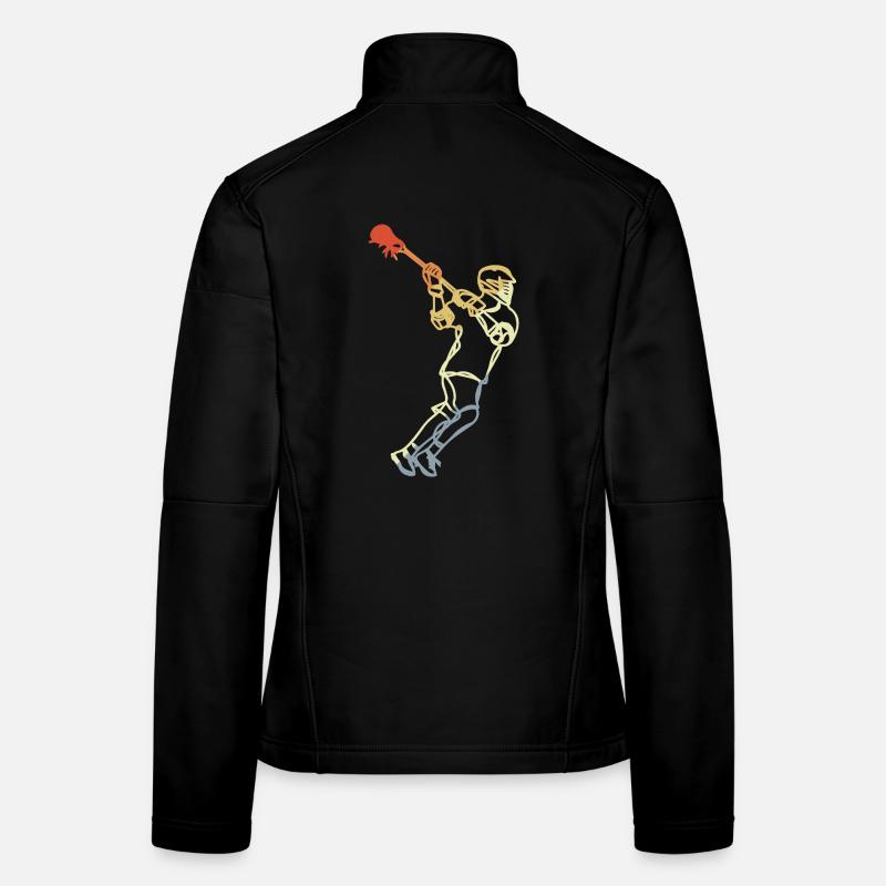 Joueur de crosse rétro Veste en tissu softshell Femme