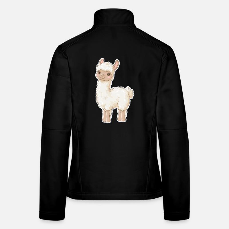 Lama Alpaka Llama Tier Geschenk Frauen Softshelljacke