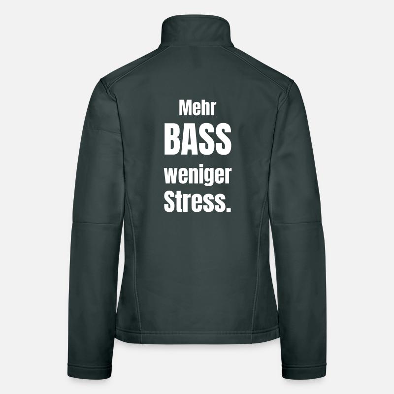 Plus de basses, moins de stress. Veste en tissu softshell Femme