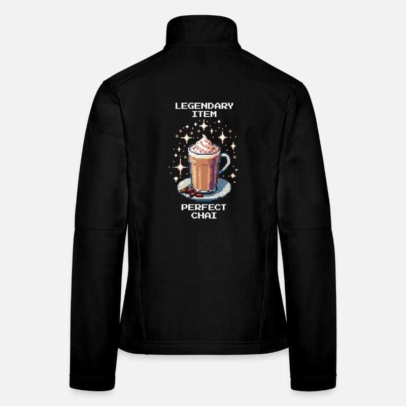 Objet légendaire : Chai parfait | Chai Latte Veste en tissu softshell Femme