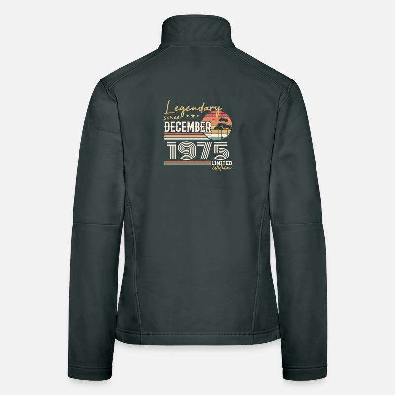50th Anniversary Gift December 1975 Women's Softshell Jacket
