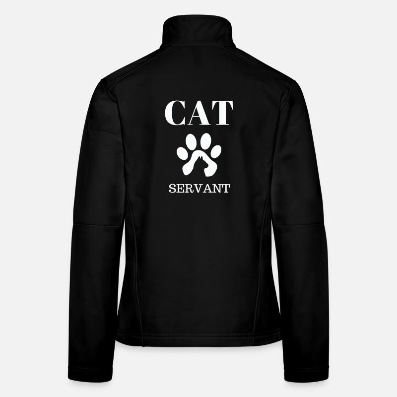Serviteur Patte de Chat Veste en tissu softshell Femme