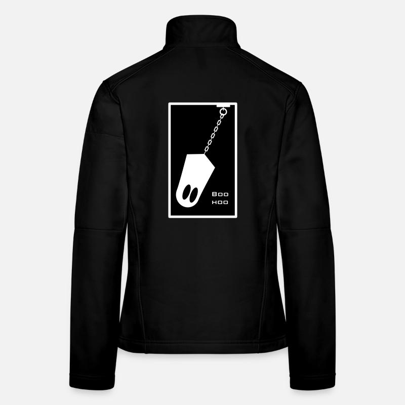 Fantôme enchaîné Veste en tissu softshell Femme