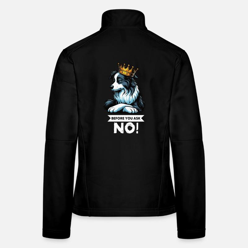 Before You Ask Border Collie Hütehund Collie  Frauen Softshelljacke
