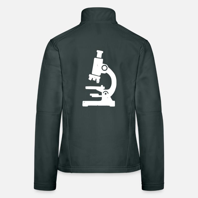 Microscope Stamp Texture Women's Softshell Jacket