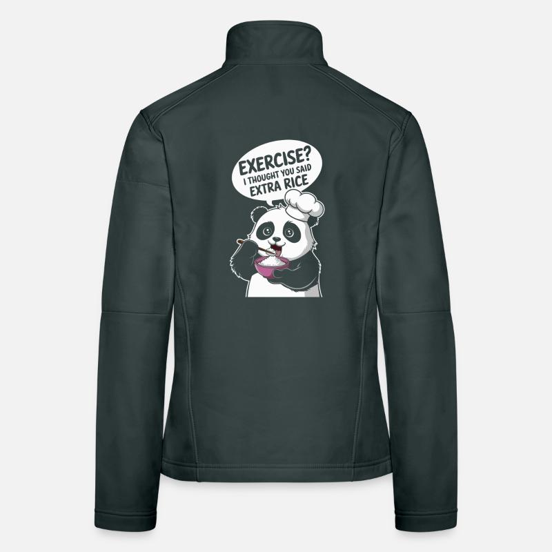 Panda Chef Riz Extra Veste en tissu softshell Femme