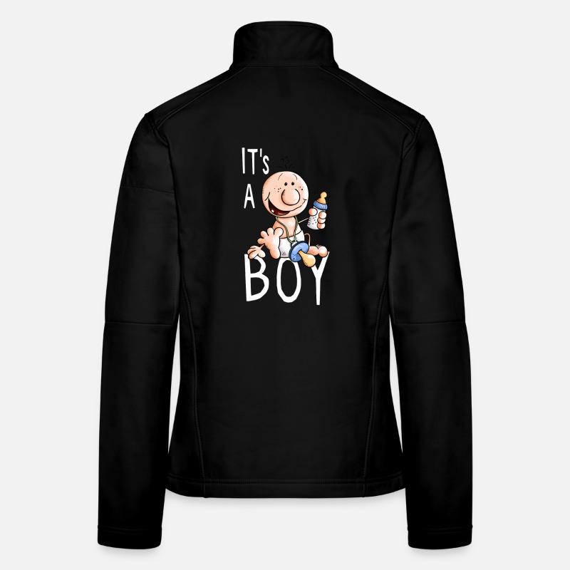 It's a Boy - Bébé - Enceinte - Bébés - Cadeaux Veste en tissu softshell Femme