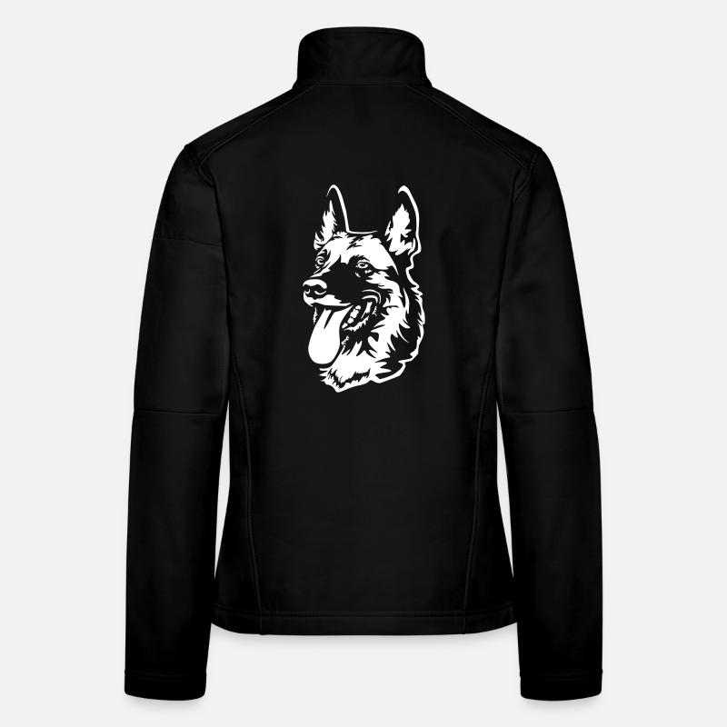 Malinoi's Head "Black Edition" Women's Softshell Jacket