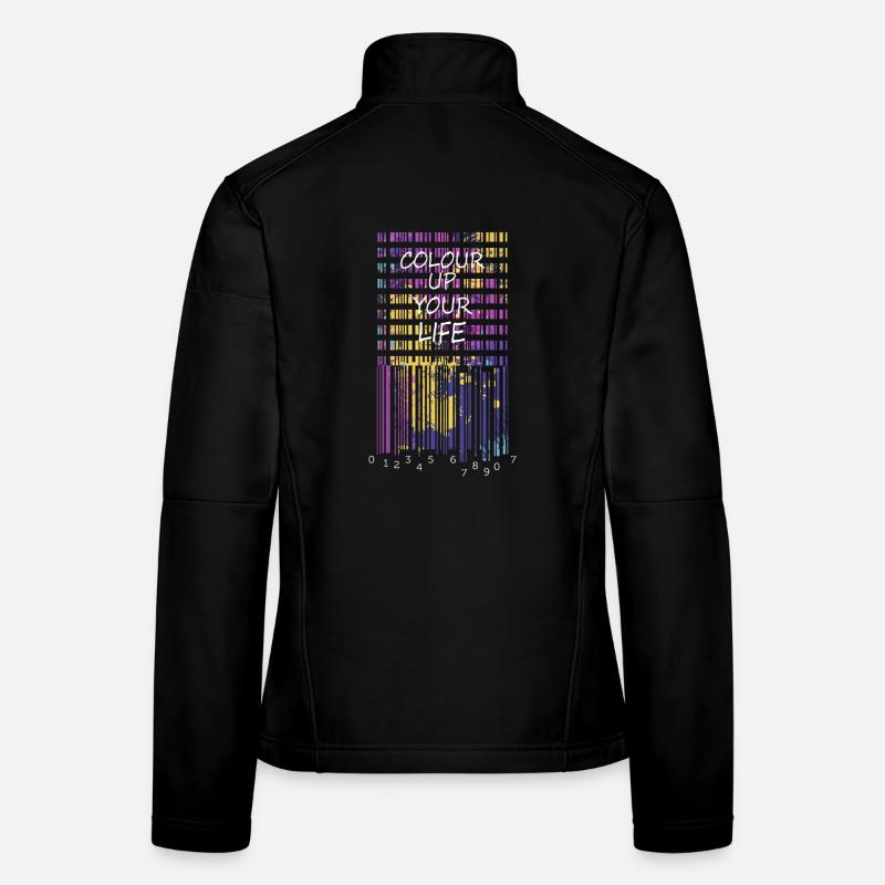 Bring Farbe in dein Leben Frauen Softshelljacke