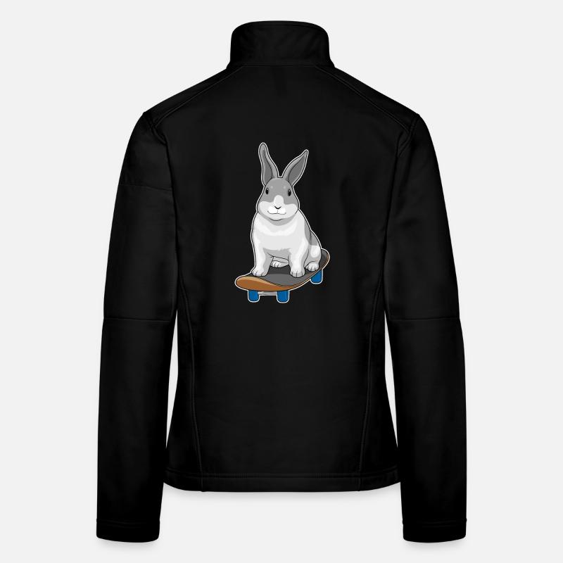 Rabbit Skater Skateboard Veste en tissu softshell Femme