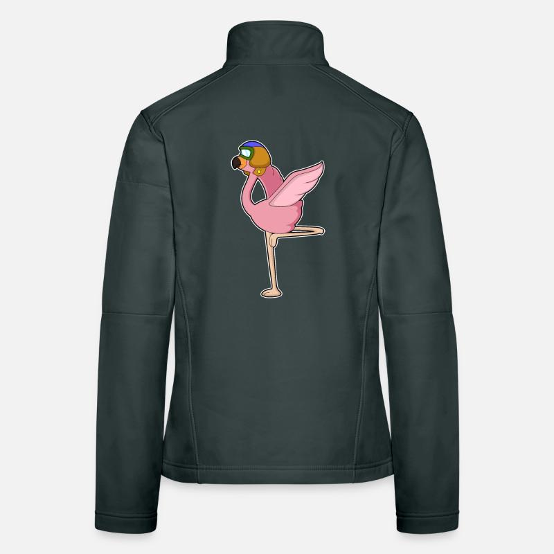 Flamingo Pilot Pilotenmütze Frauen Softshelljacke