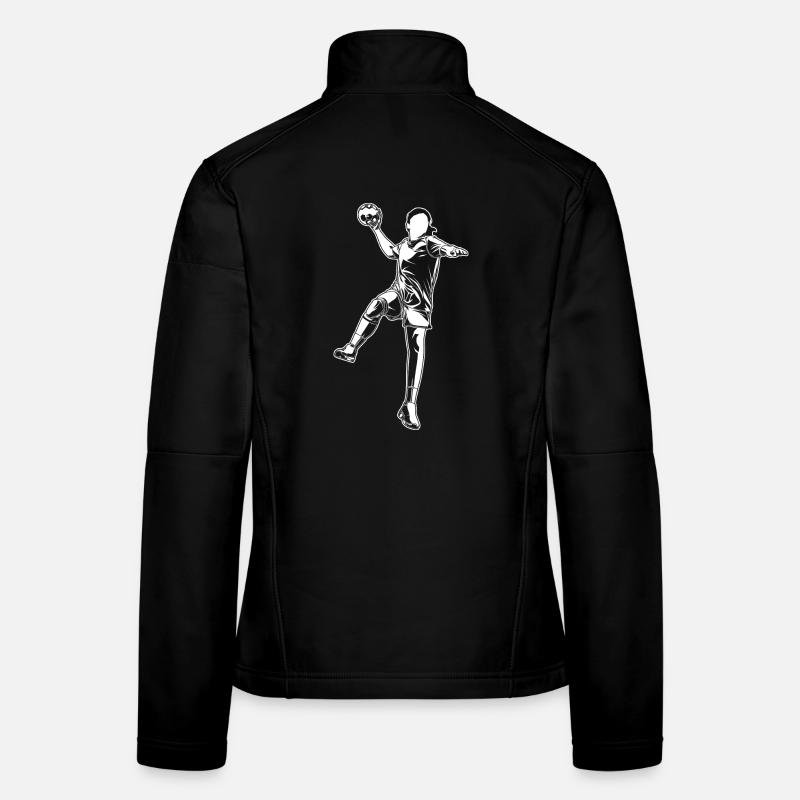 Joueuse de handball Veste en tissu softshell Femme