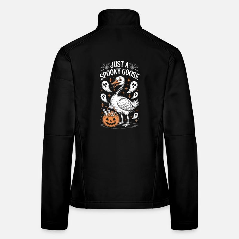 Nur eine gruselige Gans Halloween Frauen Softshelljacke