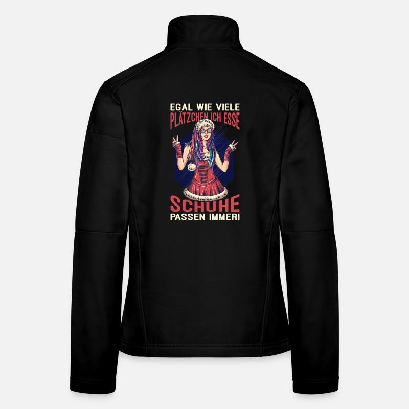 Weihnachten Joyeux Noël Veste en tissu softshell Femme