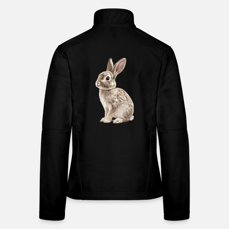 Hasen Hase Frauen Softshelljacke