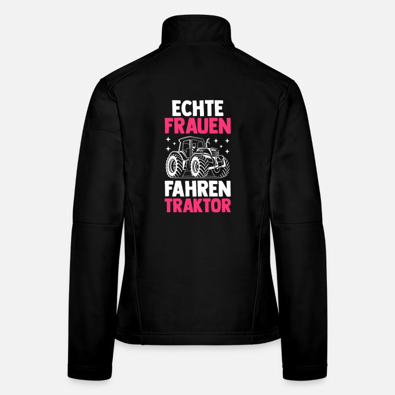 Tractor Farmer Farmer Tractor Driver Tractor Women's Softshell Jacket