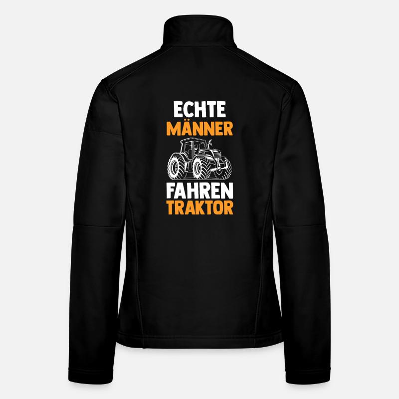 Trecker Landwirt Bauer Traktorfahrer Traktor Frauen Softshelljacke